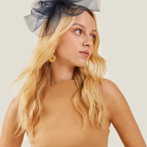 Mini Crin Fascinator Blue